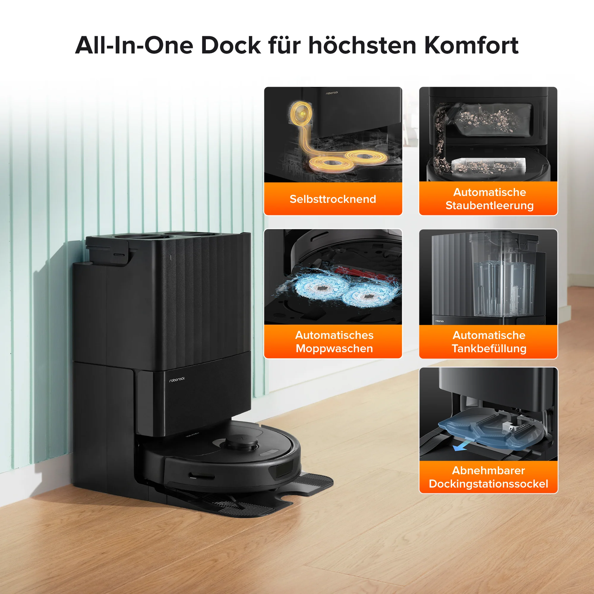 Roborock Qrevo Saugroboter mit Multifunktions-Dockingstation - Image 11