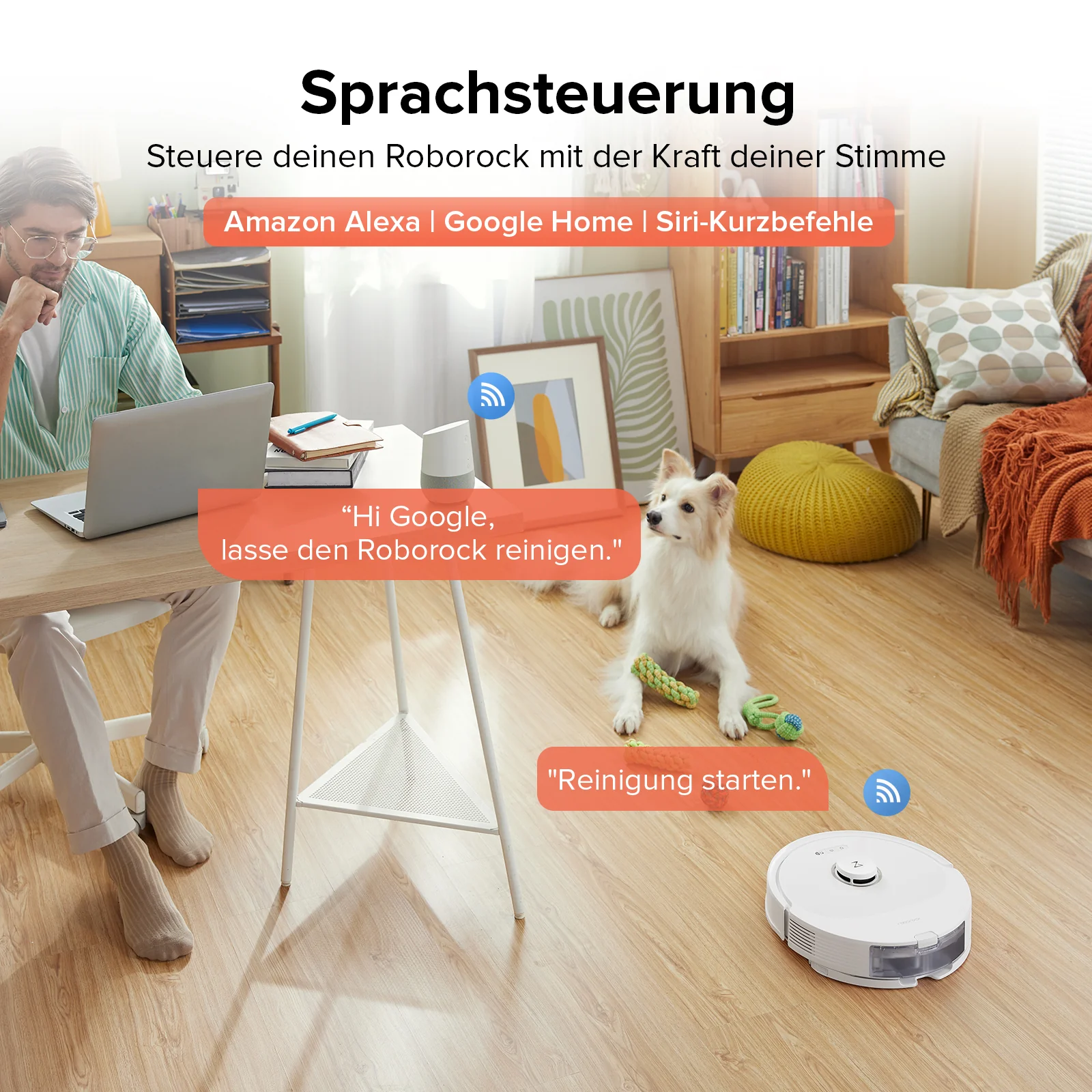 Roborock Q8 Max+ Saug- und Wischroboter mit Auto-Entleerungsstation - Image 13