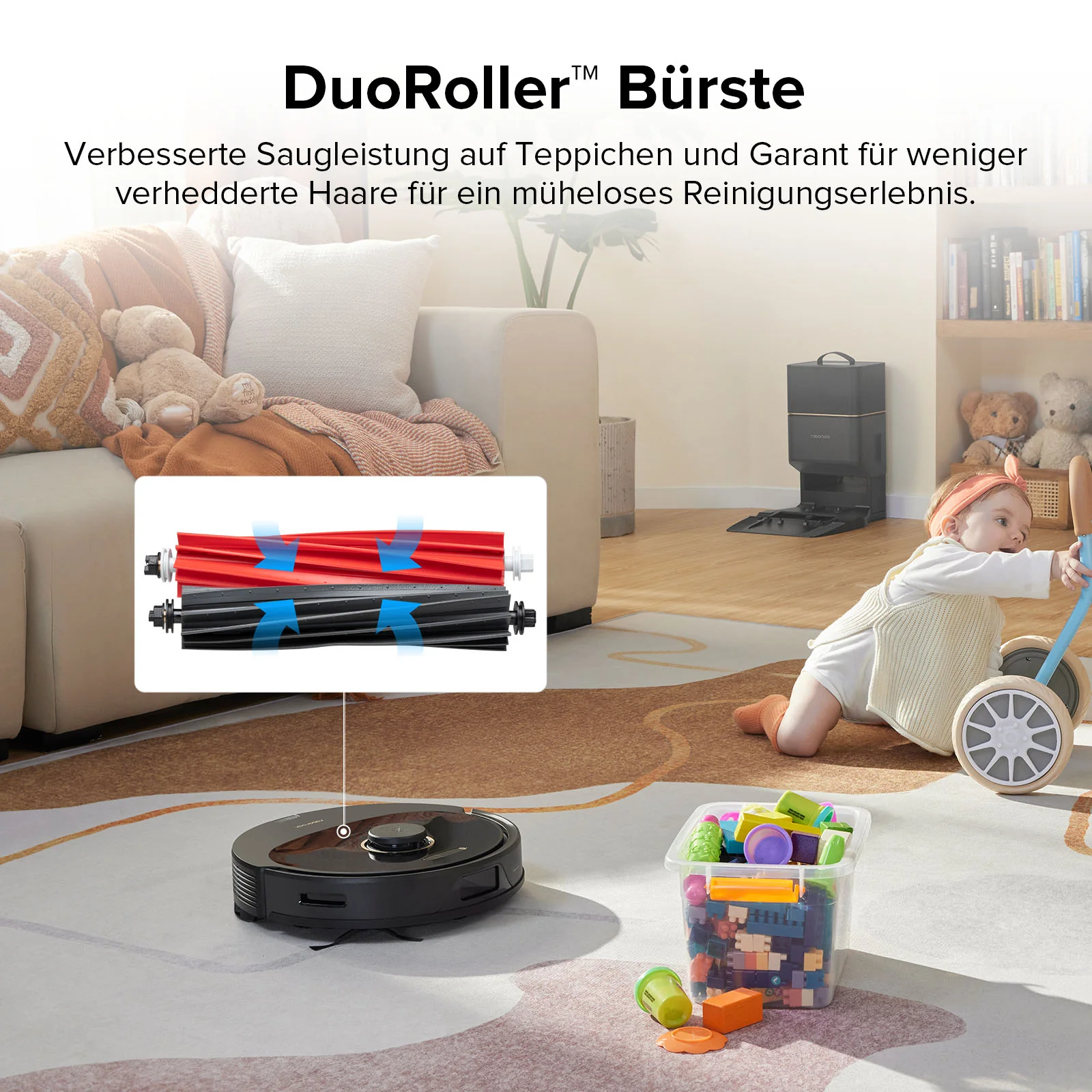 Roborock Q8 Max+ Saug- und Wischroboter mit Auto-Entleerungsstation - Image 20