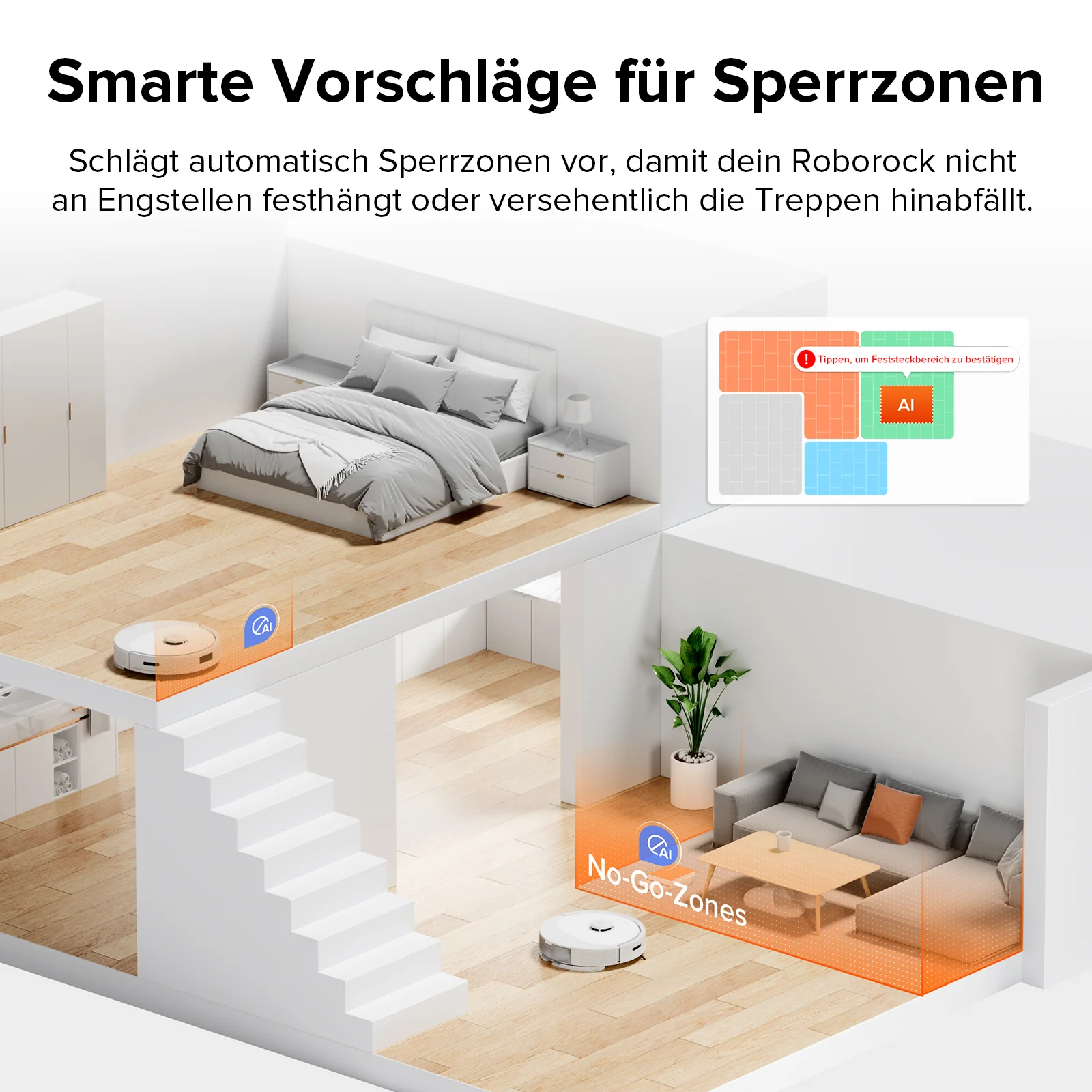 Roborock Q8 Max+ Saug- und Wischroboter mit Auto-Entleerungsstation - Image 9