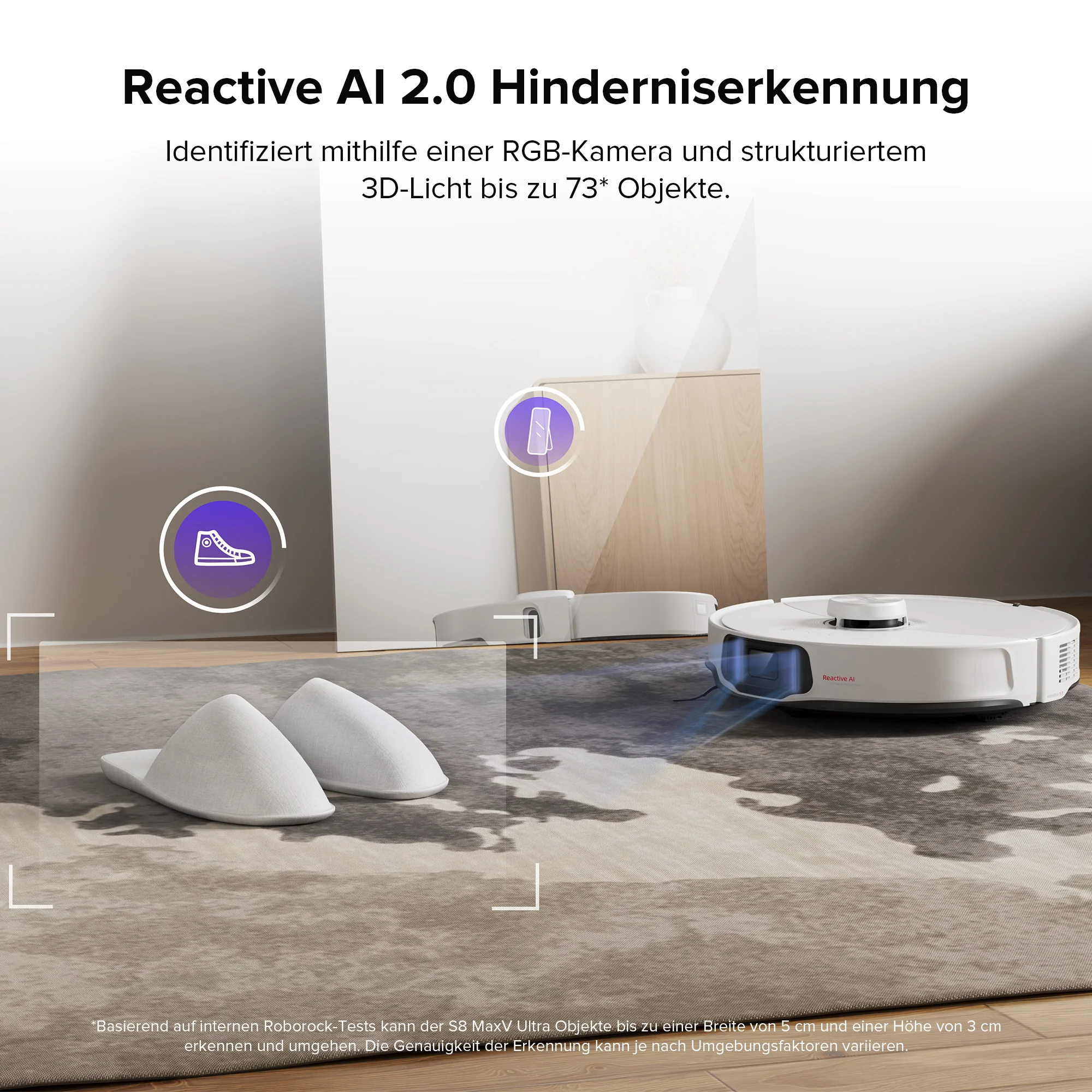 Roborock S8 MaxV Ultra Saugroboter mit 8-in-1 RockDock® Ultra - Image 8